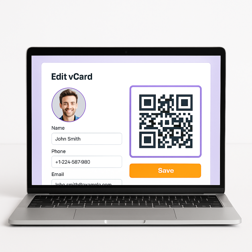 定制 vCard QR 码设计