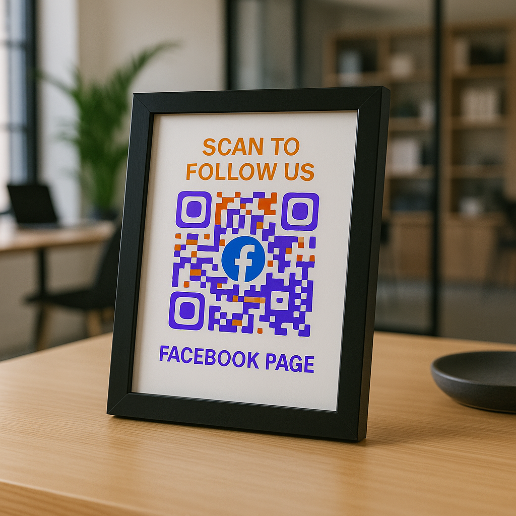 Facebook QR code preview